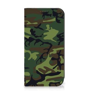 iPhone 15 Pro Hoesje met Magneet Army Dark