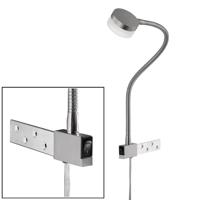 Fischer & Honsel Bed leeslamp Lug met zij bevestiging 30880 - thumbnail