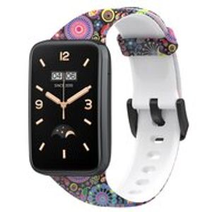 Siliconen bandje met print - Multicolor - Xiaomi Smart band 7 Pro