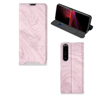 Sony Xperia 1 III Standcase Marble Pink - Origineel Cadeau Vriendin - thumbnail