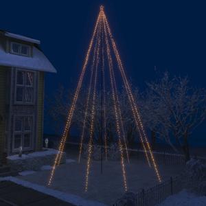 VidaXL Kerstboomverlichting waterval binnen buiten 1300 LED&apos;s 8 m