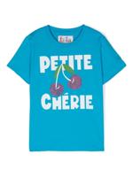 MC2 Saint Barth Kids T-shirt met grafische print - Blauw