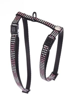 MARTIN SELLIER KATTENTUIG KRUIS ROZE / ZWART 35-50X1 CM