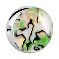 Balletje voor Ball Closure Ring met Mother Of Pearl Design Chirurgisch staal 316L Balletjes, staafjes en meer