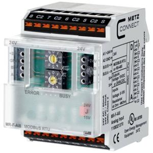 Metz Connect MR-F-AI8 Modbus RTU Modbus-module 24 V/AC, 24 V/DC 65 mA Inhoud: 1 stuk(s)