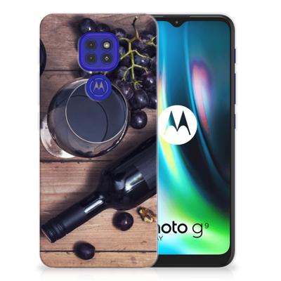 Motorola Moto G9 Play | E7 Plus Siliconen Case Wijn Motorola Moto G9 Play | E7 Plus Siliconen Case Wijn