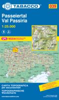 Wandelkaart 039 Passeiertal - Val Passiria | Tabacco Editrice - thumbnail