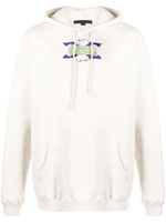 Sankuanz hoodie en coton à logo imprimé - Blanc