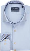 Sleeve7 Overhemd Luxe Visgraat Blauw