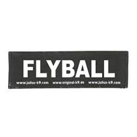 Julius-K9 162LR-G-32243 klittenbandopschrift, FLYBALL, zwart
