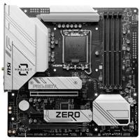 MSI B760M PROJECT ZERO Moederbord Socket Intel 1700 Vormfactor Micro-ATX Moederbord chipset Intel® B760 - thumbnail