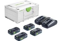 Festool Accessoires SYS 18V 4x4,0/TCL 6 DUO Energie-set - 577104 - thumbnail