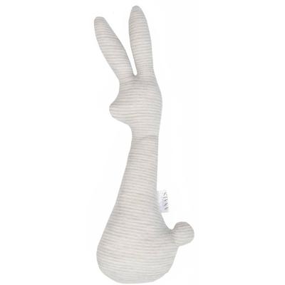 Trixie Rammelaar Konijn Junior 26 X 9 Cm Katoen Grijs/wit