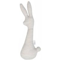 Trixie Rammelaar Konijn Junior 26 X 9 Cm Katoen Grijs/wit