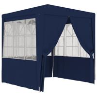 vidaXL Partytent met zijwanden professioneel 90 g/m² 2x2 m blauw