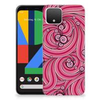 Google Pixel 4 Hoesje maken Swirl Pink