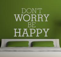 Sticker Don't worry be happy - thumbnail