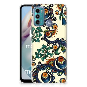 Siliconen Hoesje Motorola Moto G60 Barok Flower