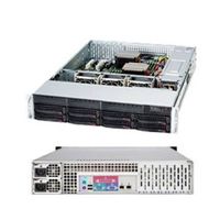 Supermicro 825TQC-R802LPB Benchtable PC-behuizing Zwart - thumbnail