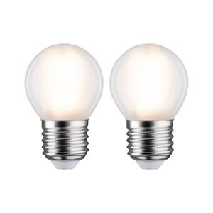 Paulmann 28639 LED-lamp Energielabel F (A - G) E27 5 W Warmwit (Ø x h) 45 mm x 78 mm 2 stuk(s)