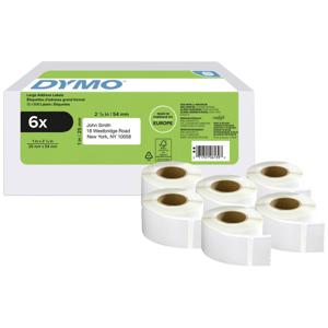 DYMO Rol met etiketten 25 x 54 mm Wit 3000 stuk(s) Permanent hechtend 2177564 Verzendetiketten