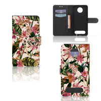 Motorola Moto Z2 Force Hoesje Flowers