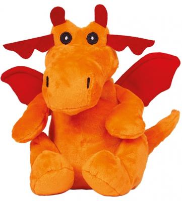 Welliebellies magnetronknuffel draak groot 30 35 cm oranje Welliebellies magnetronknuffel draak groot 30 35 cm oranje