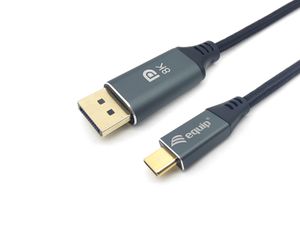 Equip 133422 video kabel adapter 2 m USB Type-C DisplayPort Grijs