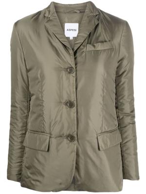 ASPESI Blazer met dubbele rij knopen - Groen