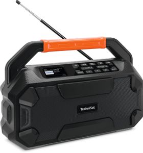 TechniSat DIGITRADIO 231 OD Bouwradio DAB, DAB+, VHF (FM) AUX, Bluetooth Wekfunctie, Oplaadbaar Zwart