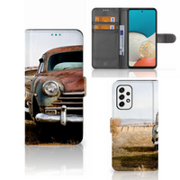 Samsung Galaxy A53 Telefoonhoesje met foto Vintage Auto - thumbnail