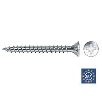 Celo 9540Vlox - houtschroef Velox, volledige schroefdraad, verzonken kop, PZ, diameter 5 x 40 mm, verzinkt, 500 stuks