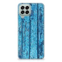 Samsung Galaxy M33 Bumper Hoesje Wood Blue