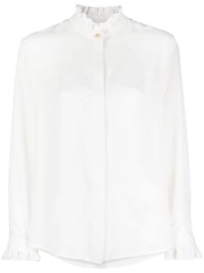 Claudie Pierlot chemise à col volanté - Blanc