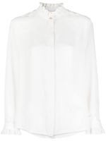 Claudie Pierlot chemise à col volanté - Blanc - thumbnail