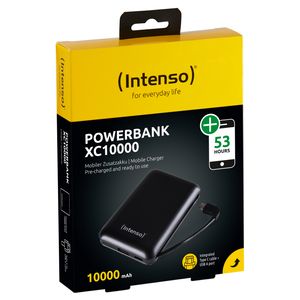 Intenso XC10000 Powerbank 10000 mAh LiPo USB-A, USB-C Zwart Statusweergave