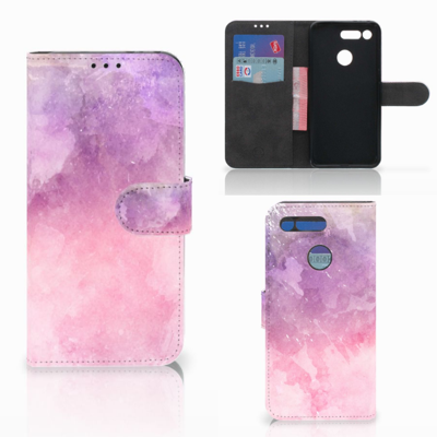 Hoesje Honor View 20 Pink Purple Paint