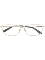 Balenciaga Eyewear lunettes de vue à monture rectangulaire - Or