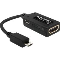 DeLOCK 65314 USB grafische adapter Zwart - thumbnail