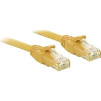 LINDY 48063 RJ45 Netwerkkabel, patchkabel CAT 6 U/UTP 2.00 m Geel Snagless 1 stuk(s) - thumbnail