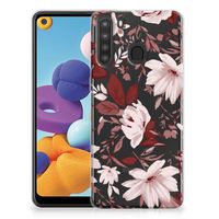 Hoesje maken Samsung Galaxy A21 Watercolor Flowers - thumbnail