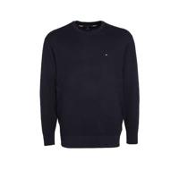 Tommy Hilfiger Big & Tall +size trui Plus Size van biologisch katoen donkerblauw