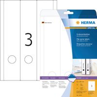 Rugetiket HERMA 5135 breed/ lang 61x297mm zelfklevend wit - thumbnail