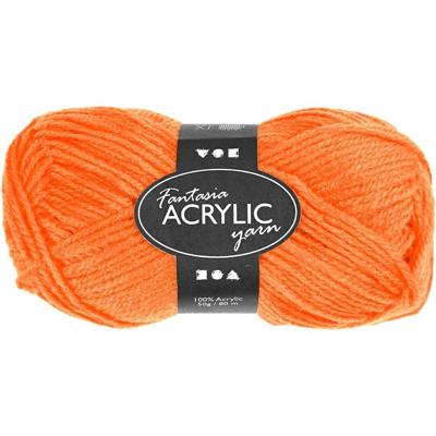 Creotime fantasia acryl garen oranje 80 m 50 g
