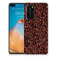 Huawei P40 Siliconen Case Koffiebonen