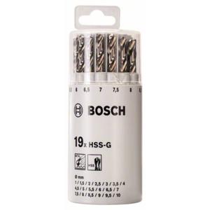 Bosch Accessories 2607018361 HSS Metaal-spiraalboorset 19-delig Geslepen DIN 338 Cilinderschacht 1 set(s)