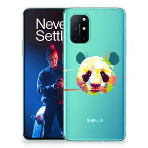 OnePlus 8T Telefoonhoesje met Naam Panda Color