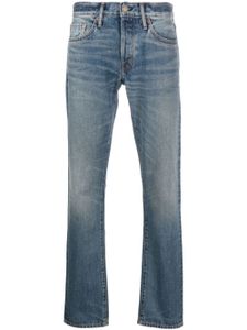 TOM FORD straight-leg stonewashed jeans - Bleu