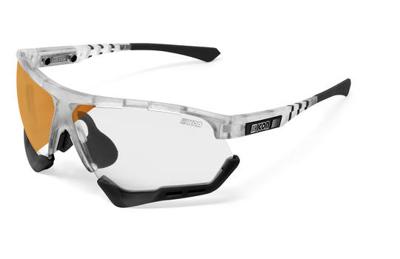 Scicon - Fietsbril - Aerocomfort XL - Frozen Matte - Fotochrome Lens Brons Spiegel