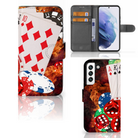 Samsung Galaxy S22 Wallet Case met Pasjes Casino